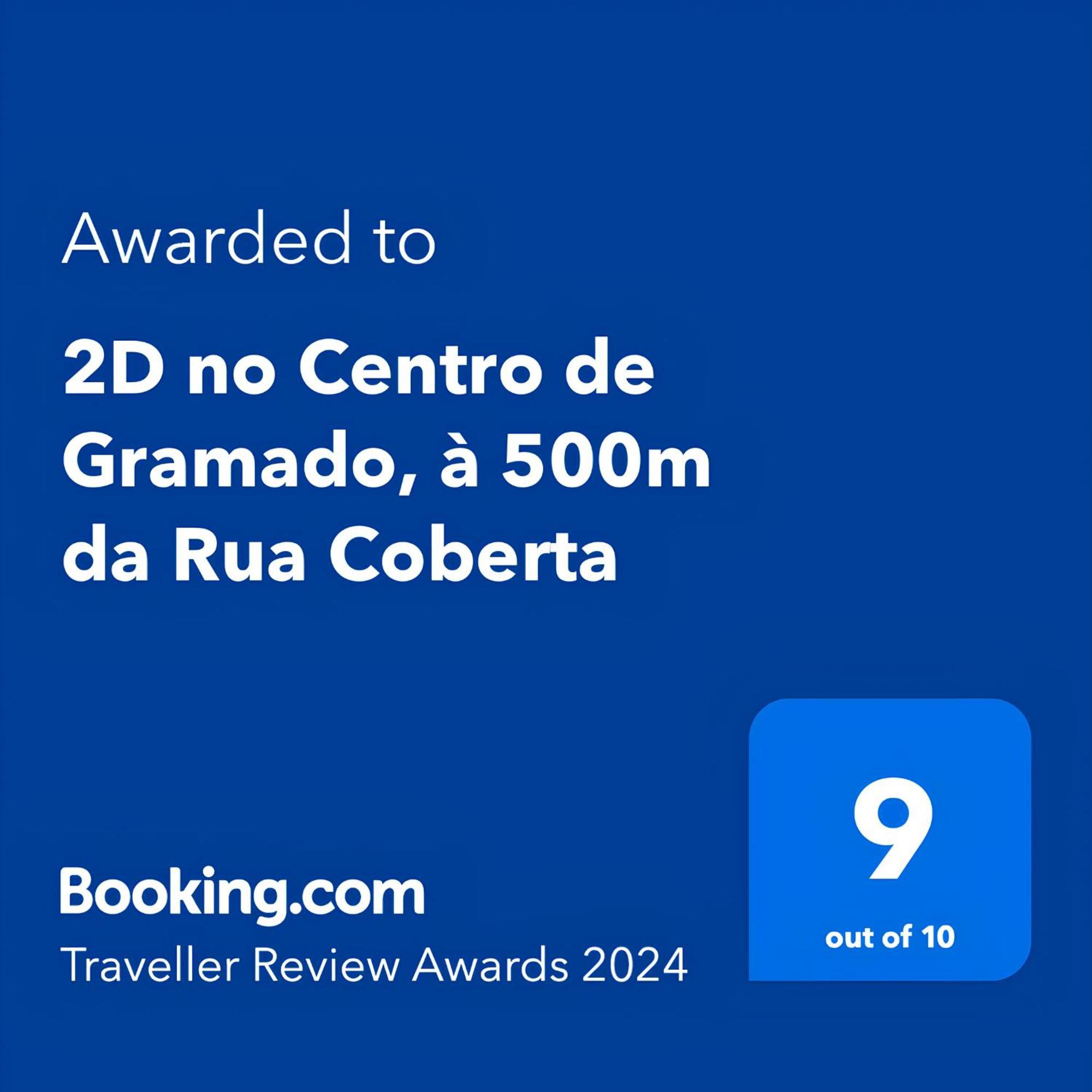 Ferienwohnung 2D No Centro De Gramado, A 500M Da Rua Coberta Exterior foto