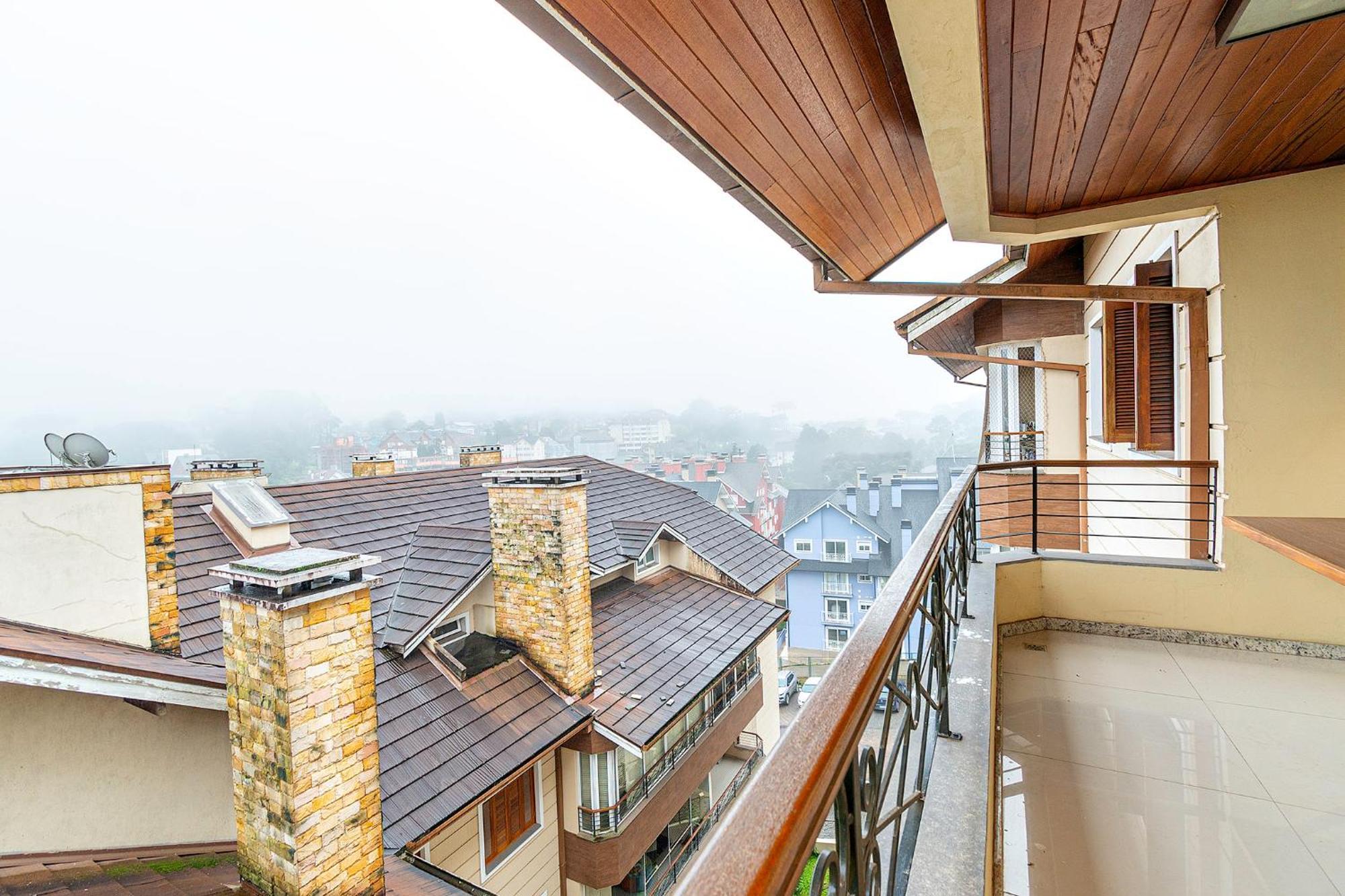 Ferienwohnung 2D No Centro De Gramado, A 500M Da Rua Coberta Exterior foto