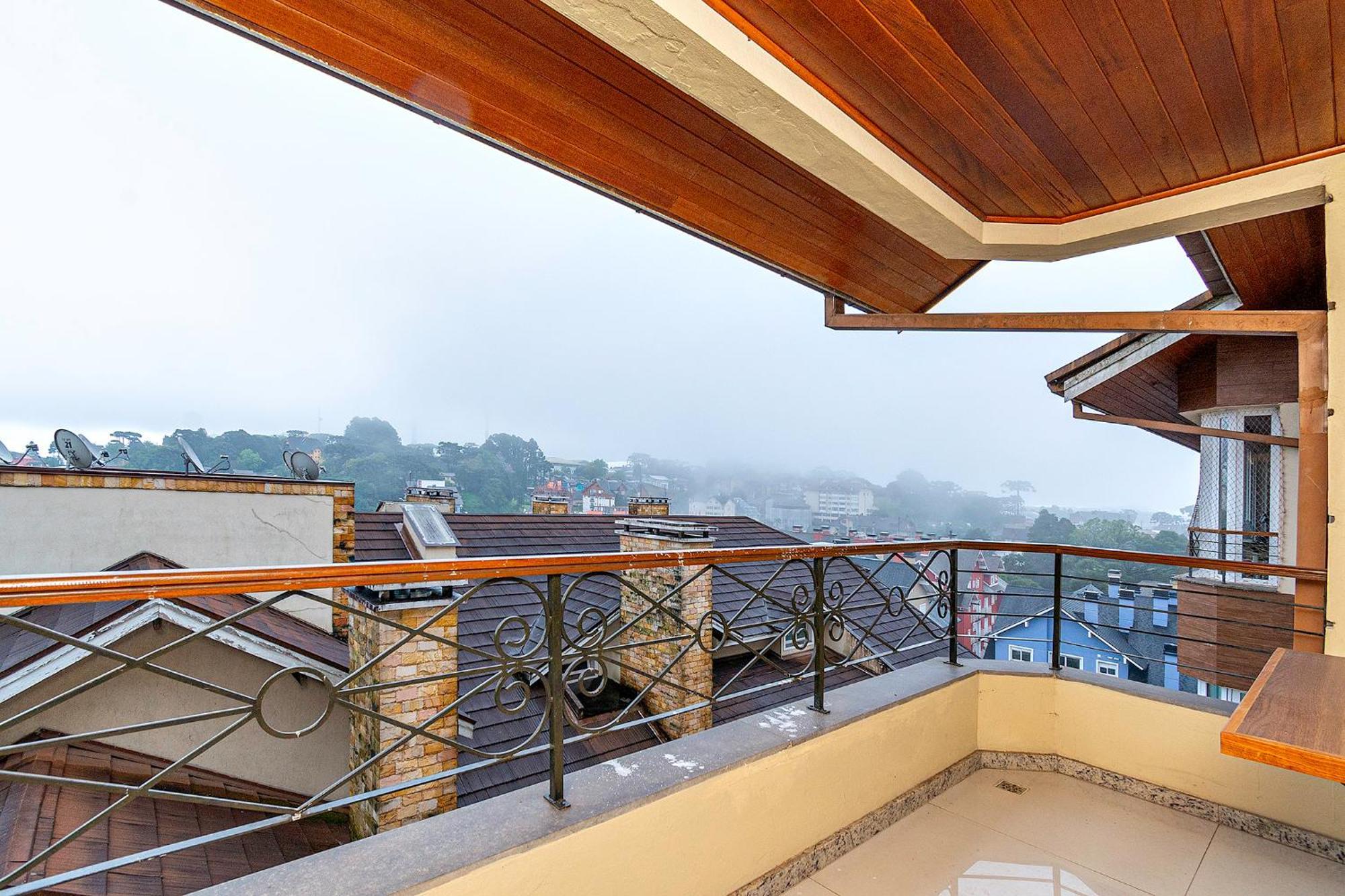 Ferienwohnung 2D No Centro De Gramado, A 500M Da Rua Coberta Exterior foto